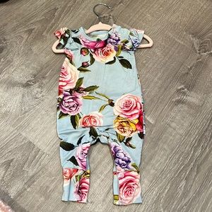 Posh peanut onesie rose print